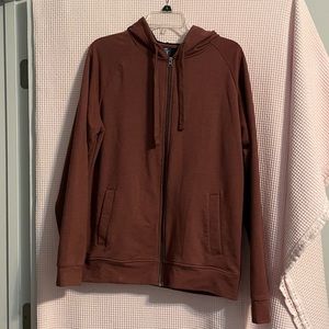 GEORGE Burgundy hooded sweatshirt.  Size M.